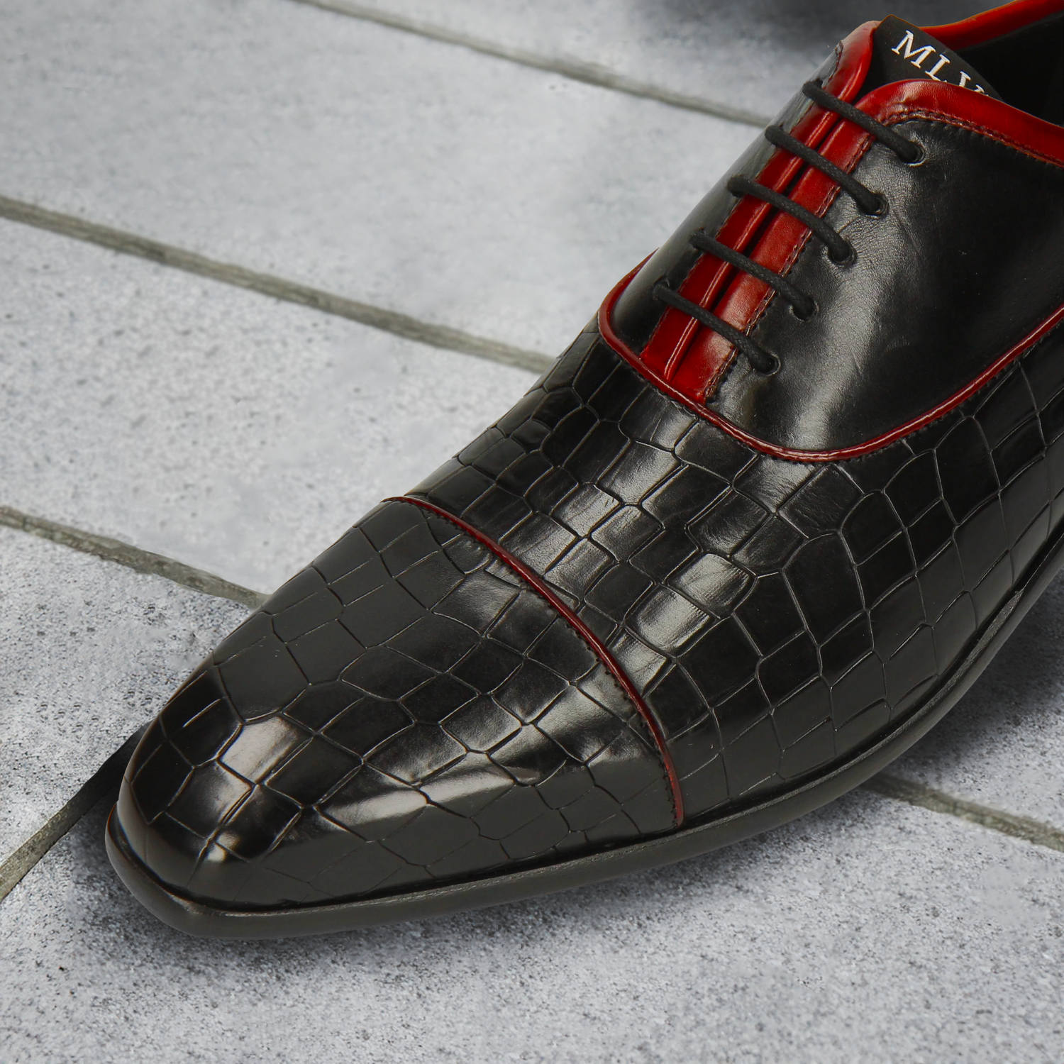 Oxfordschuhe mit Querkappe Lance 23 Melvin & Hamilton